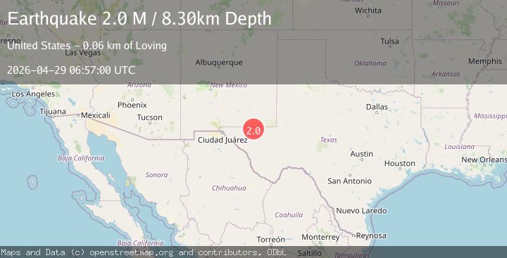 Map of western Texas