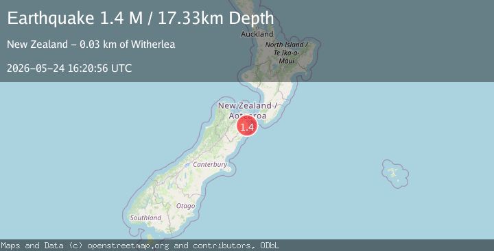 Map of Marlborough District, New Zealand