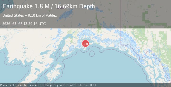 Map of Southern Alaska