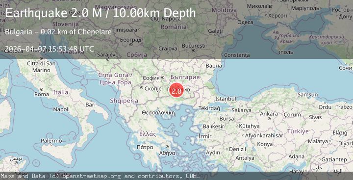 Map of Greece-Bulgaria border region