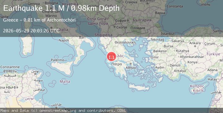 Map of West Greece