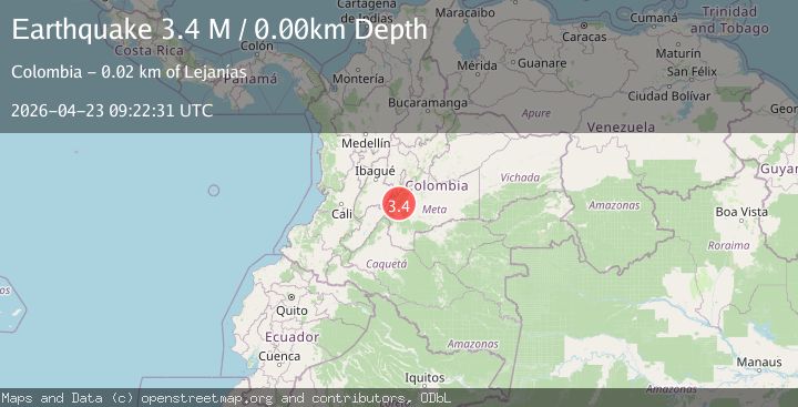 Map of Colombia