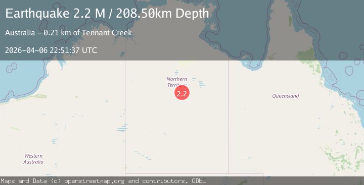 Map of Northern Territory, Australia