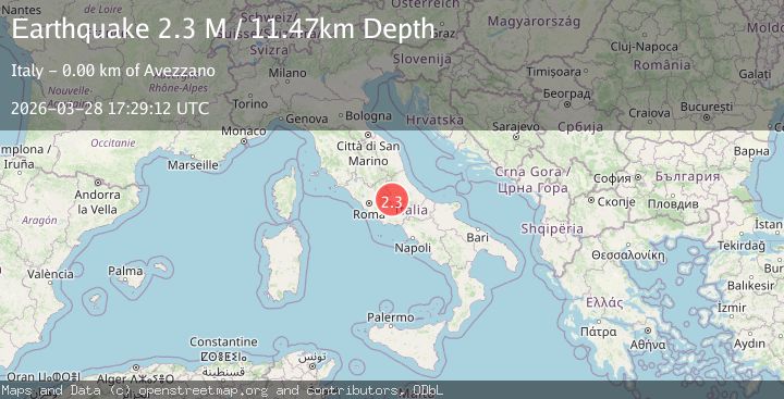Map of Provincia di L'Aquila, Italy