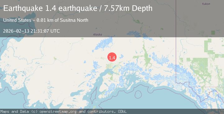 Map of Central Alaska