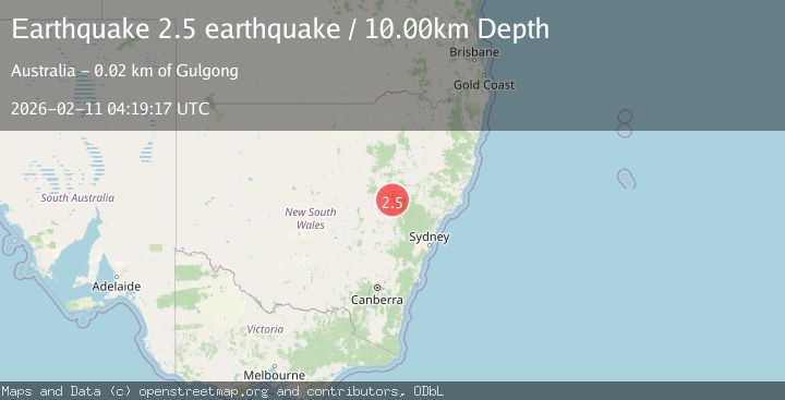 Map of New South Wales, Australia
