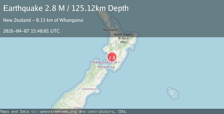 Map of Cook Strait, New Zealand