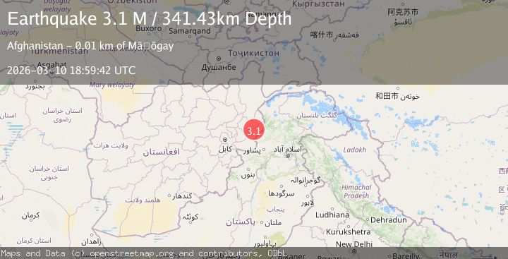Map of Afghanistan-Pakistan border region
