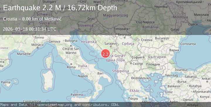 Map of Croatia-Bosnia and Herzegovina border region