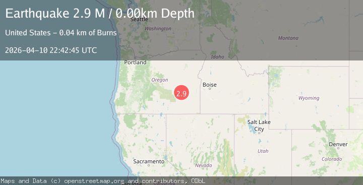 Map of Oregon