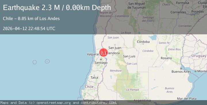 Map of Valparaiso, Chile