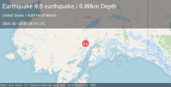Map of Southern Alaska