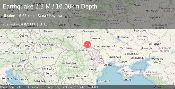 Map of Ukraine-Moldova border region