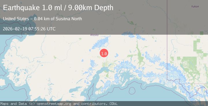 Map of Central Alaska