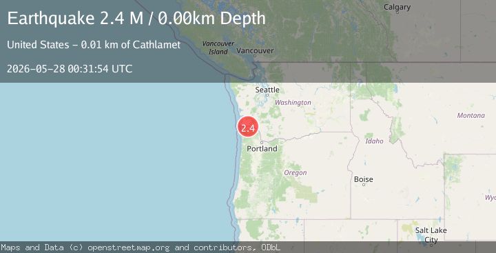 Map of Oregon