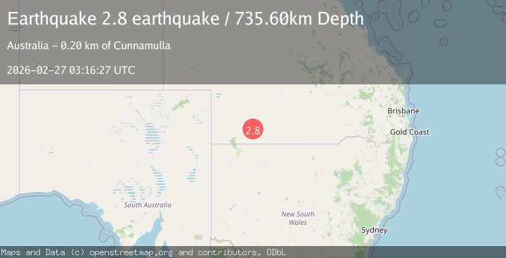 Map of Queensland, Australia