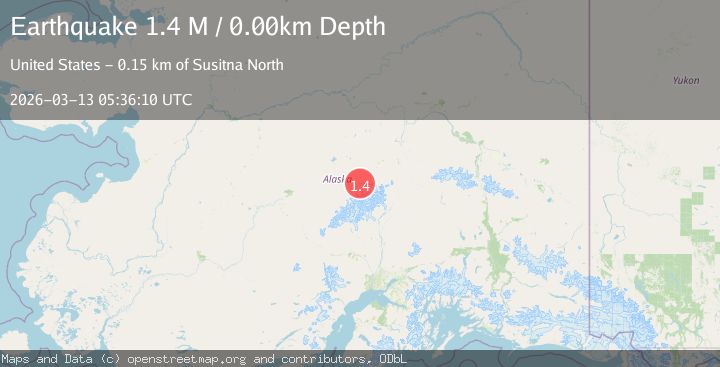 Map of Central Alaska