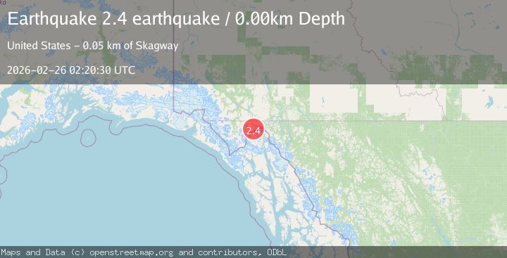 Map of Southeastern Alaska
