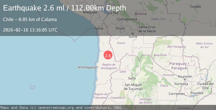 Map of Antofagasta, Chile