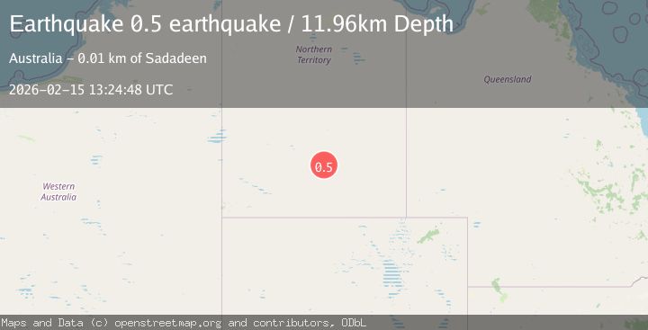 Map of Northern Territory, Australia