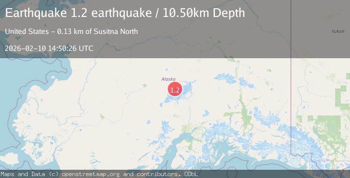 Map of Central Alaska