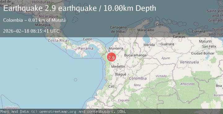 Map of northern Colombia