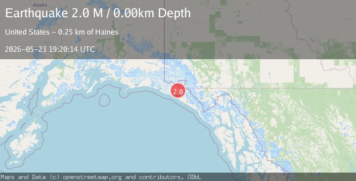 Map of Southeastern Alaska