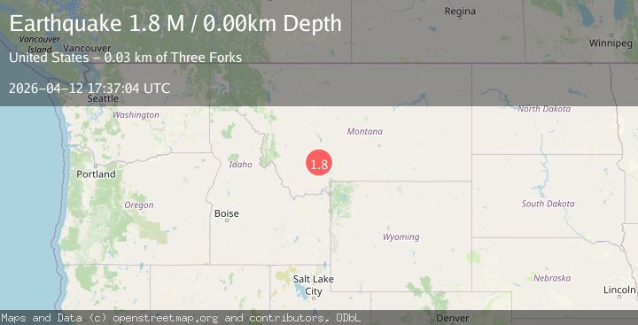 Map of western Montana
