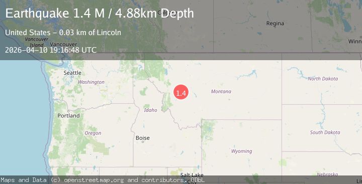 Map of western Montana