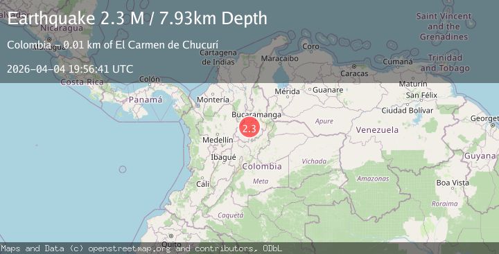 Map of northern Colombia