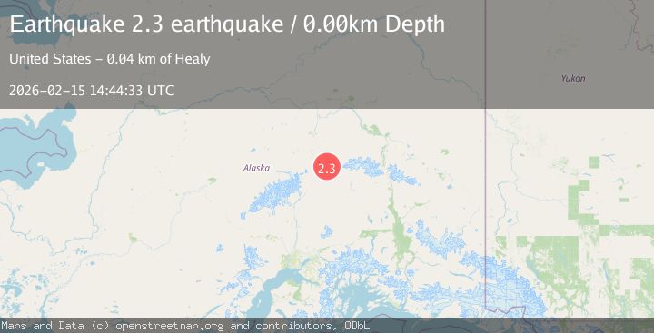 Map of Central Alaska