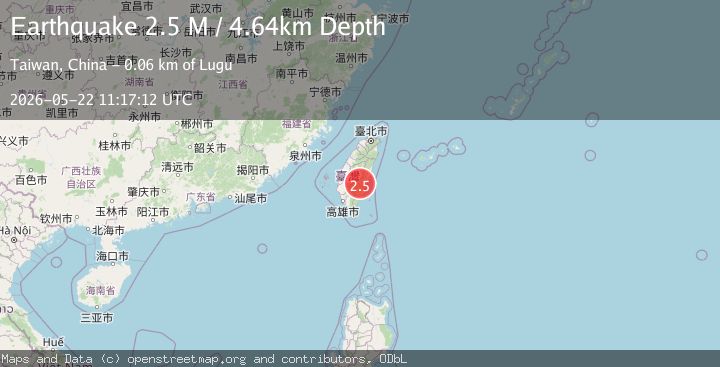 Map of Taiwan
