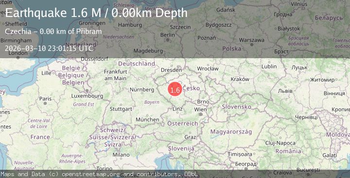 Map of Czech Republic