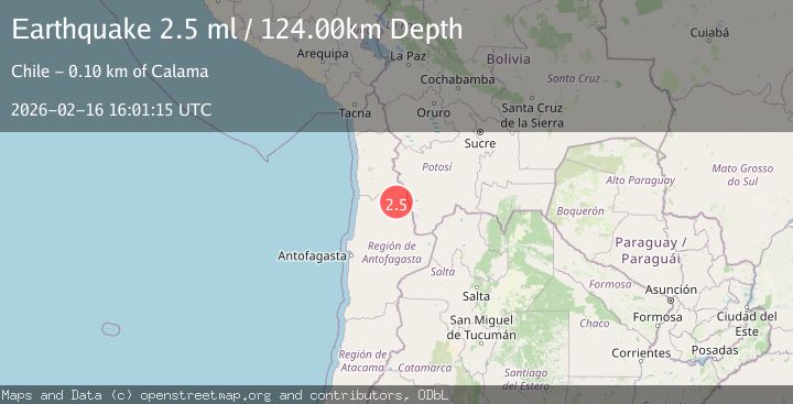Map of Antofagasta, Chile
