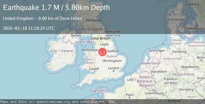 Map of England, United Kingdom