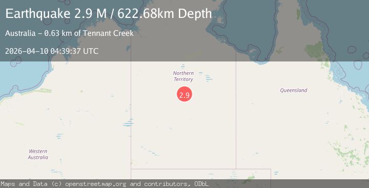 Map of Northern Territory, Australia