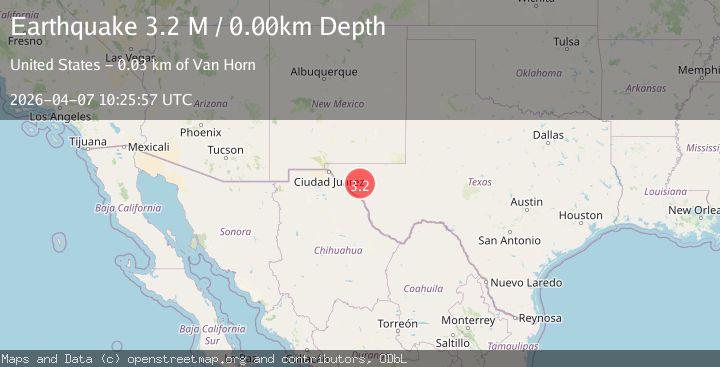 Map of Texas-Chihuahua border region