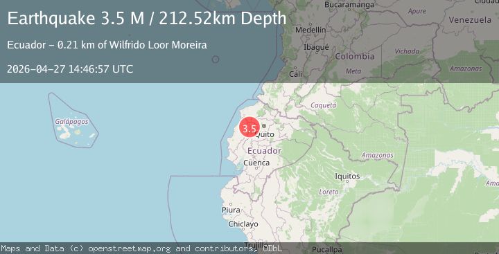 Map of Ecuador