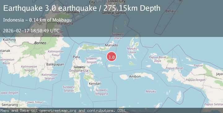 Map of Kepulauan Sula, Indonesia