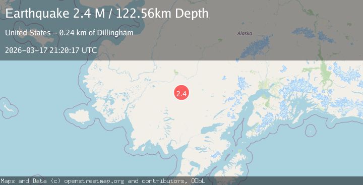 Map of Southern Alaska