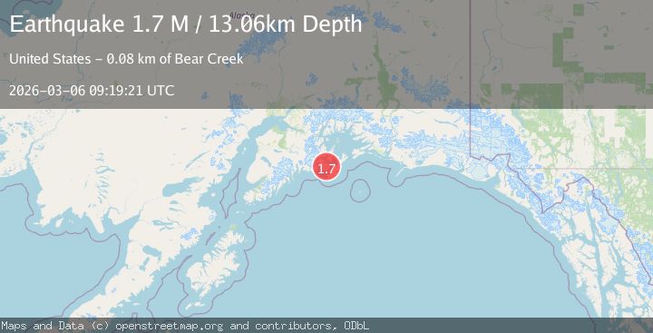 Map of Southern Alaska