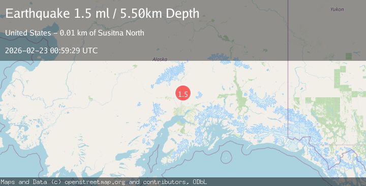 Map of Central Alaska