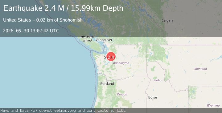 Map of Seattle-Tacoma urban area, Washington