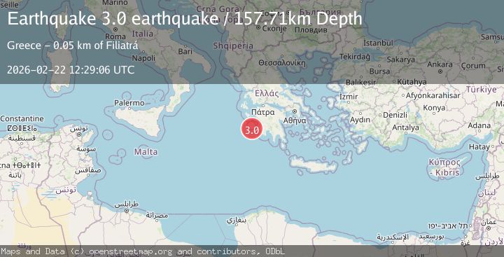 Map of Offshore southern Greece