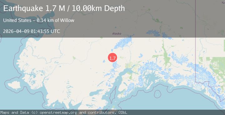 Map of Southern Alaska