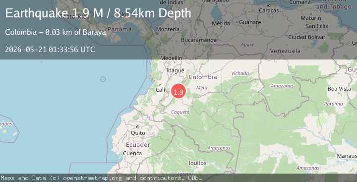 Map of Colombia