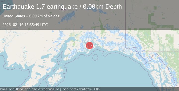 Map of Southern Alaska