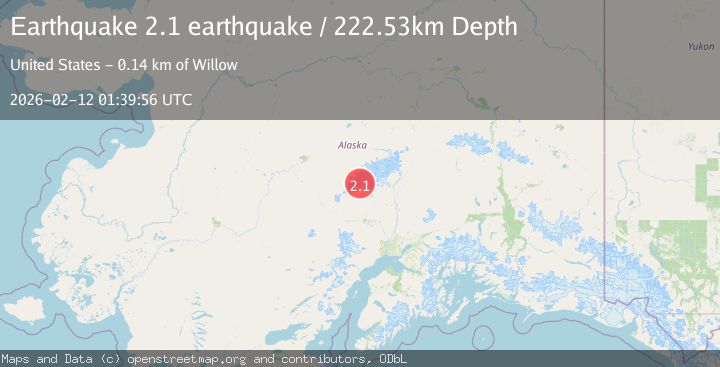 Map of Central Alaska