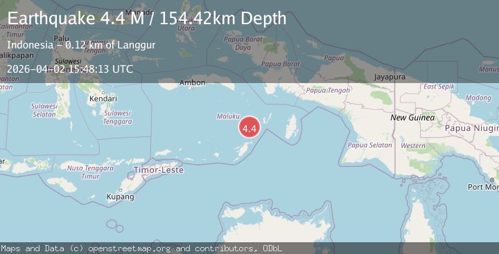 Map of Kepulauan Tanimbar, Indonesia