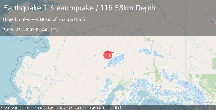 Map of Central Alaska